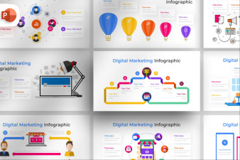 Digital Marketing PowerPoint Infographic Template